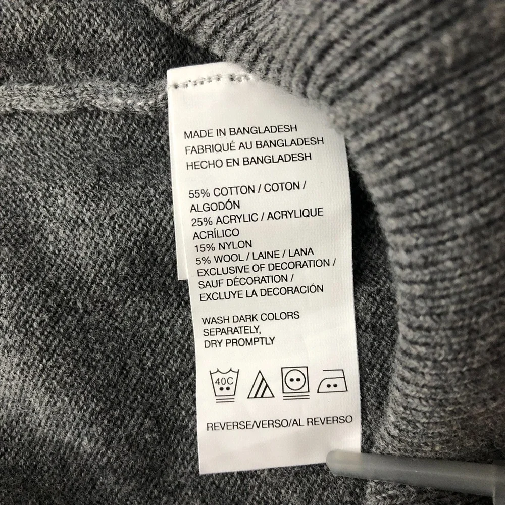 IZOD Sweater Vest‎ Men's Large Dark Gray Heritage Essentials Grandpacore NWT